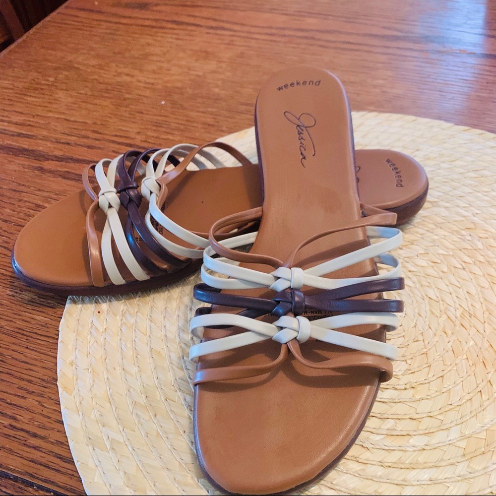 Jessica Weekend Summer Slip on Slippers size 9